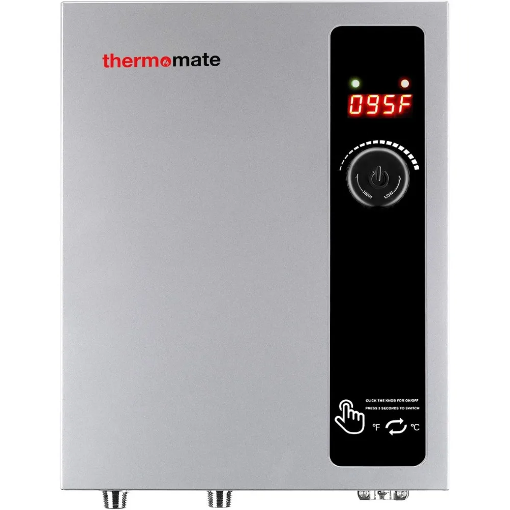 

Electric Tankless Water Heater, 11kW at 240 Volt, On Demand Instant Hot Water Heater, Self Modulating Energy Savin