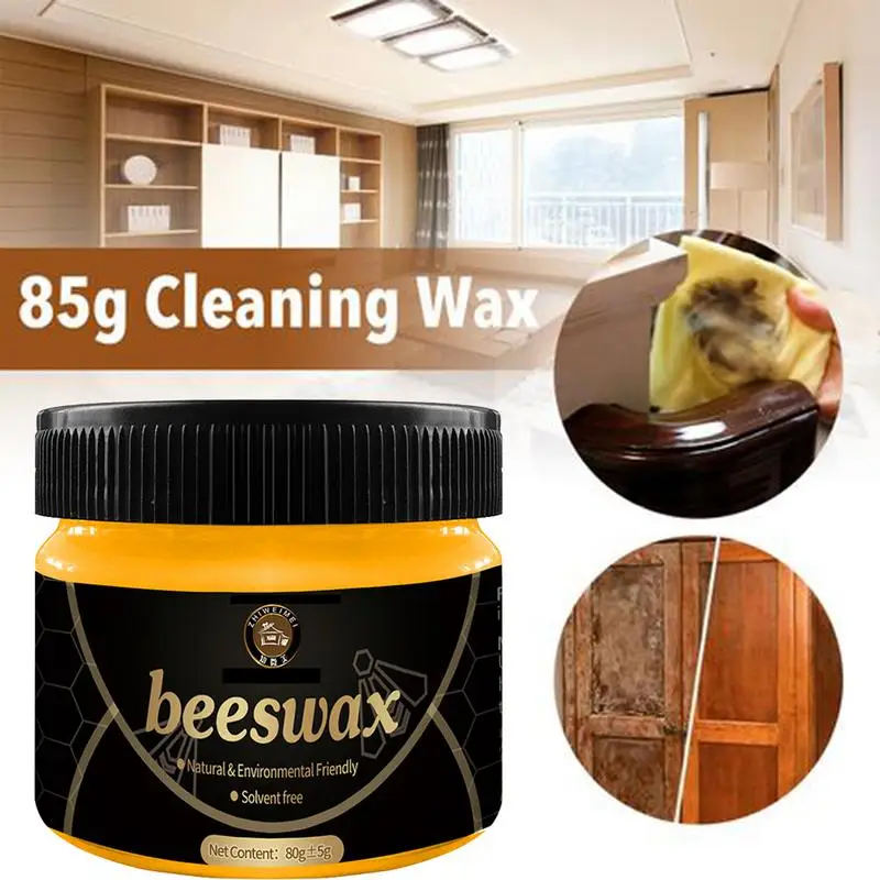 Natural Wooden Seasoning Beeswax Traditional Wooden Maintenance Wax Enhance Moisture Resistance Polish And Cleaning For