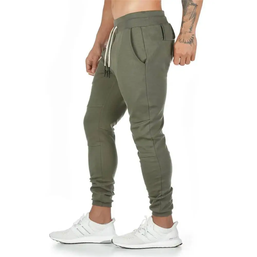 

Joggers Sweatpants Men Casual Pants Solid Color Gym Fiess Workout Sportswear Trousers Autumn Winter Male Crossfit Trackpants