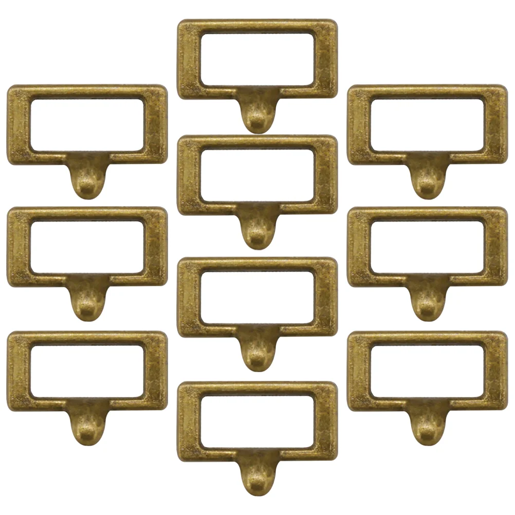 

10 Pcs House Label Mini Tag Model Toy Decor Miniature Dollhouse Toys for Kids Minihouse Tool Furniture Child