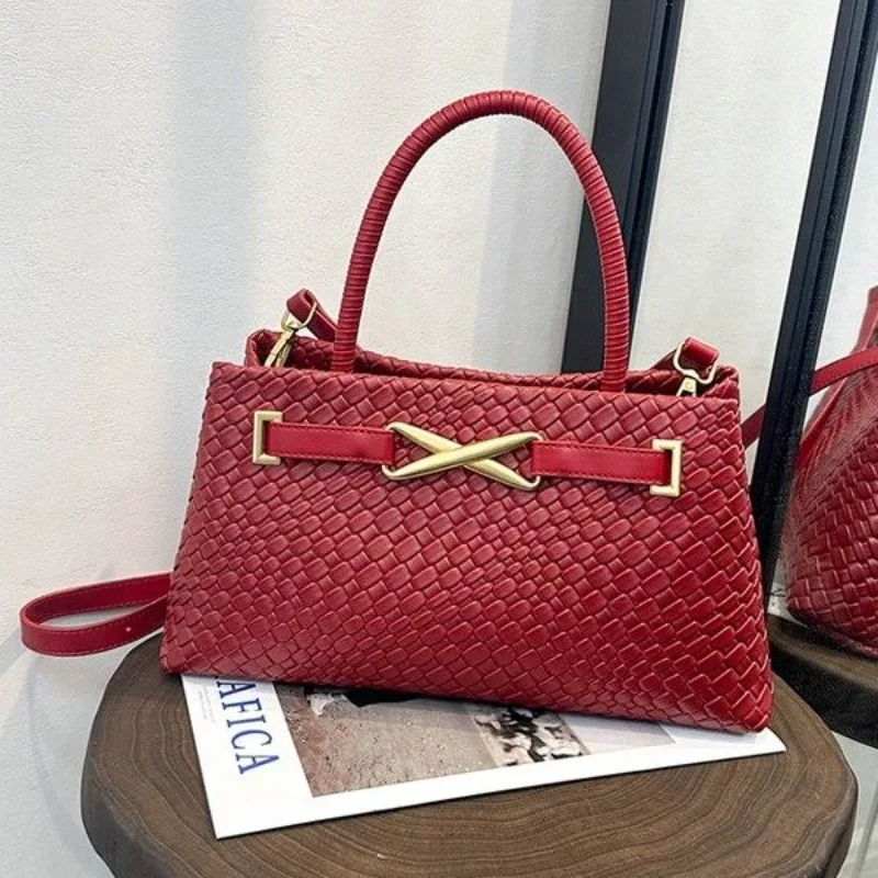 

Casual Simple Diaper Bag For Women Leather Messenger Crossbody Bag Luxury Brand Trendy Letter Logo