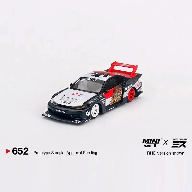 

TSM MINI GT 1:64 Scale Diecast Alloy Wide Body LB Nissan S15 SILVIA Garuda Toys Cars Model Classics Adult Gifts Souvenir Display