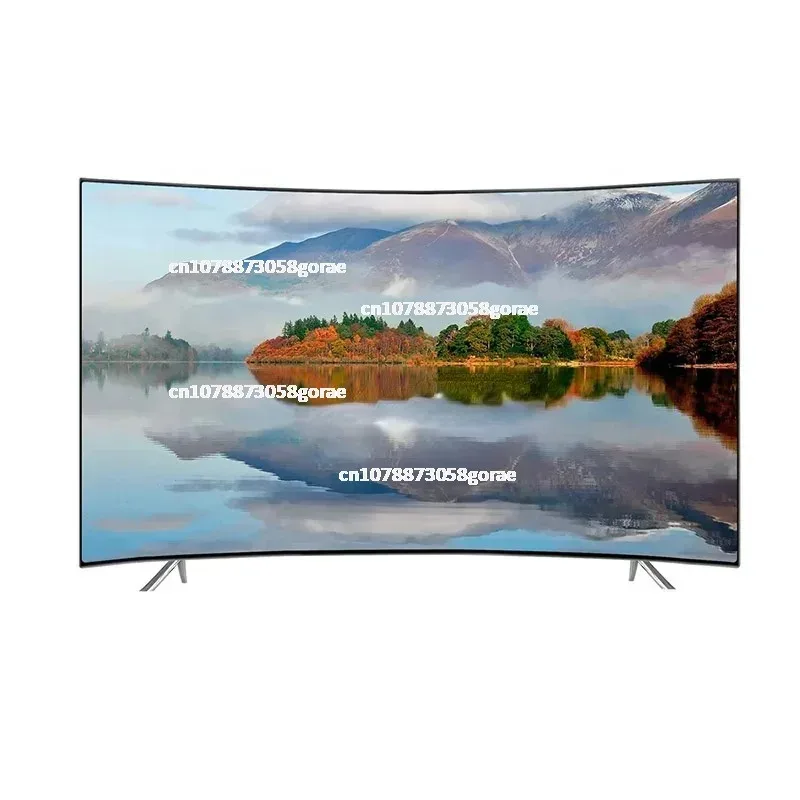 Neuer 55 gebogener Fernseher 4K Ultra High Definition LED-Fernseher Wifi USB Video Modedesign 55-Zoll-Fernseher 4K