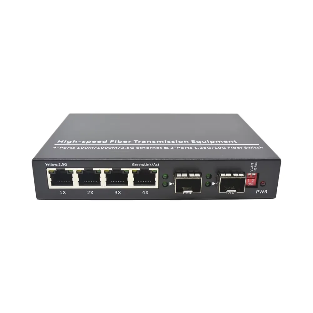 

TP-Link OEM Factory 10G SFP Fiber Optic Media Converter 4-Port 2.5g Ethernet RJ45 Switch Transceivers