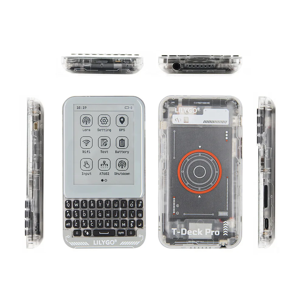 LILYGO® T-Deck Pro ESP32-S3 LORA Touch Ink Screen GPS Keyboard AI Learning