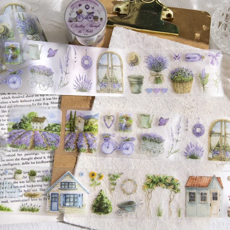 

Mr Paper, 1 стиль, 6 рулонов/пакет, серия Field Walk, набор бумажных лент для домашних животных, красочная лента, милые канцелярские принадлежности