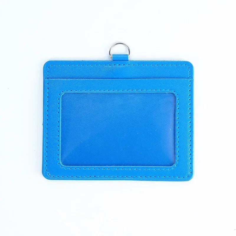 Imagem -02 - Leather Working Permit Case Work Card Holder Staff Exhibition Pass Work Pass Cover Sleeve Horizon Estilo pu