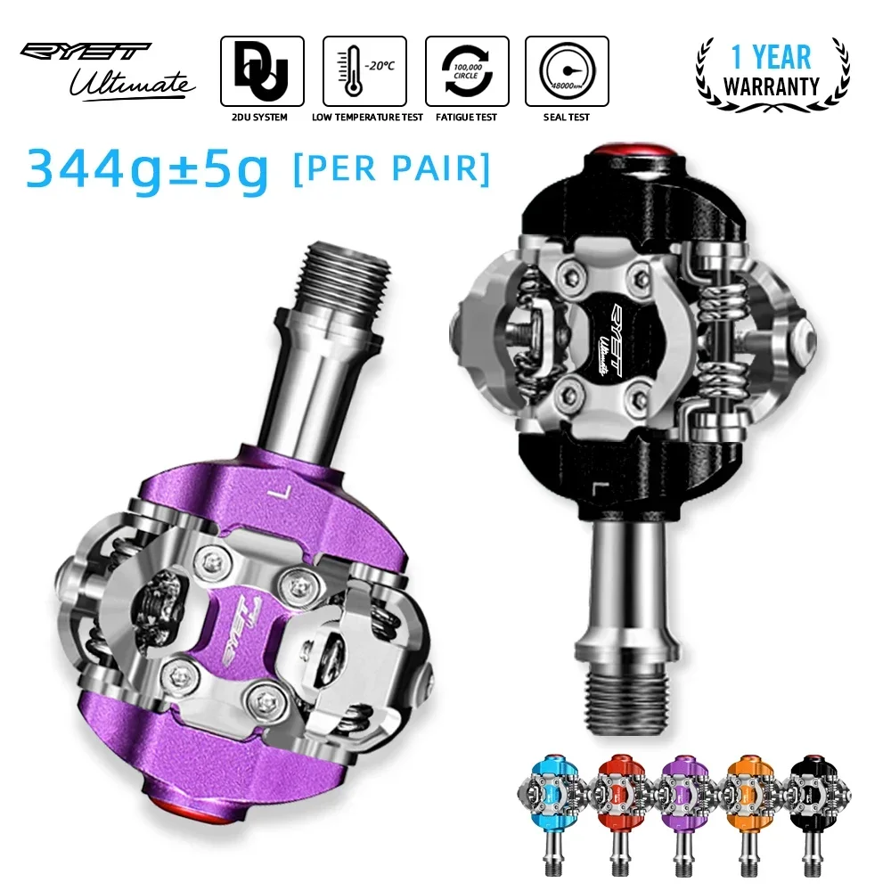 

Педали RYET MTB SPD, ультралегкие, для горного велосипеда, с двойной платформой, без защелок, аксессуар для велоспорта