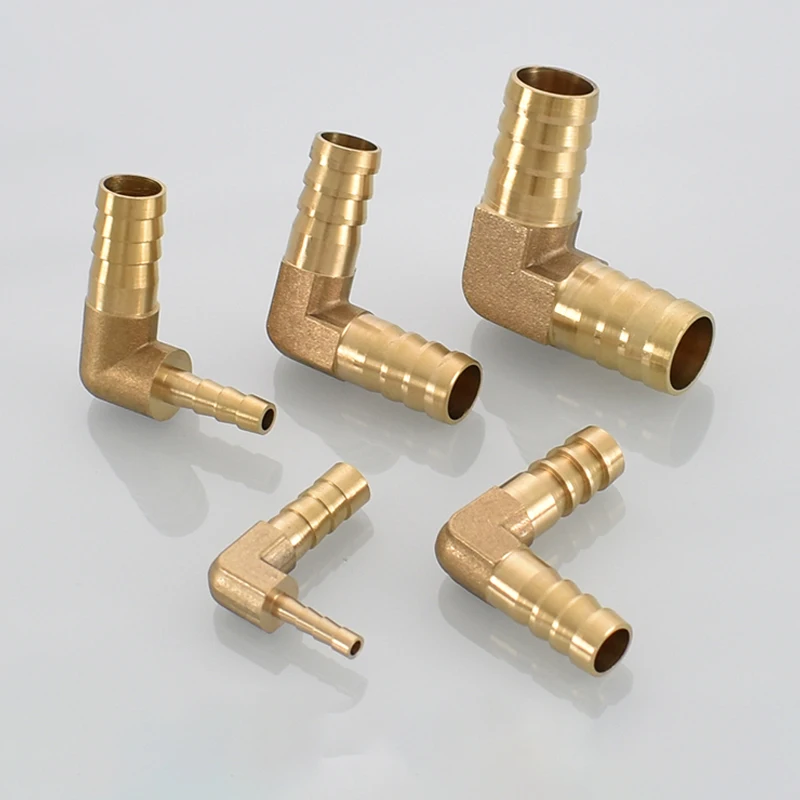 Copper Elbow Hose Connector 4/6/8/10/16mm Right Angle 90 Degrees