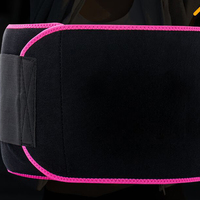 1Pcs Adjustable Waist Support Belt Breathable Lumbar Brace Strap for Back Pain Relief Portable for Men Women S Rosy