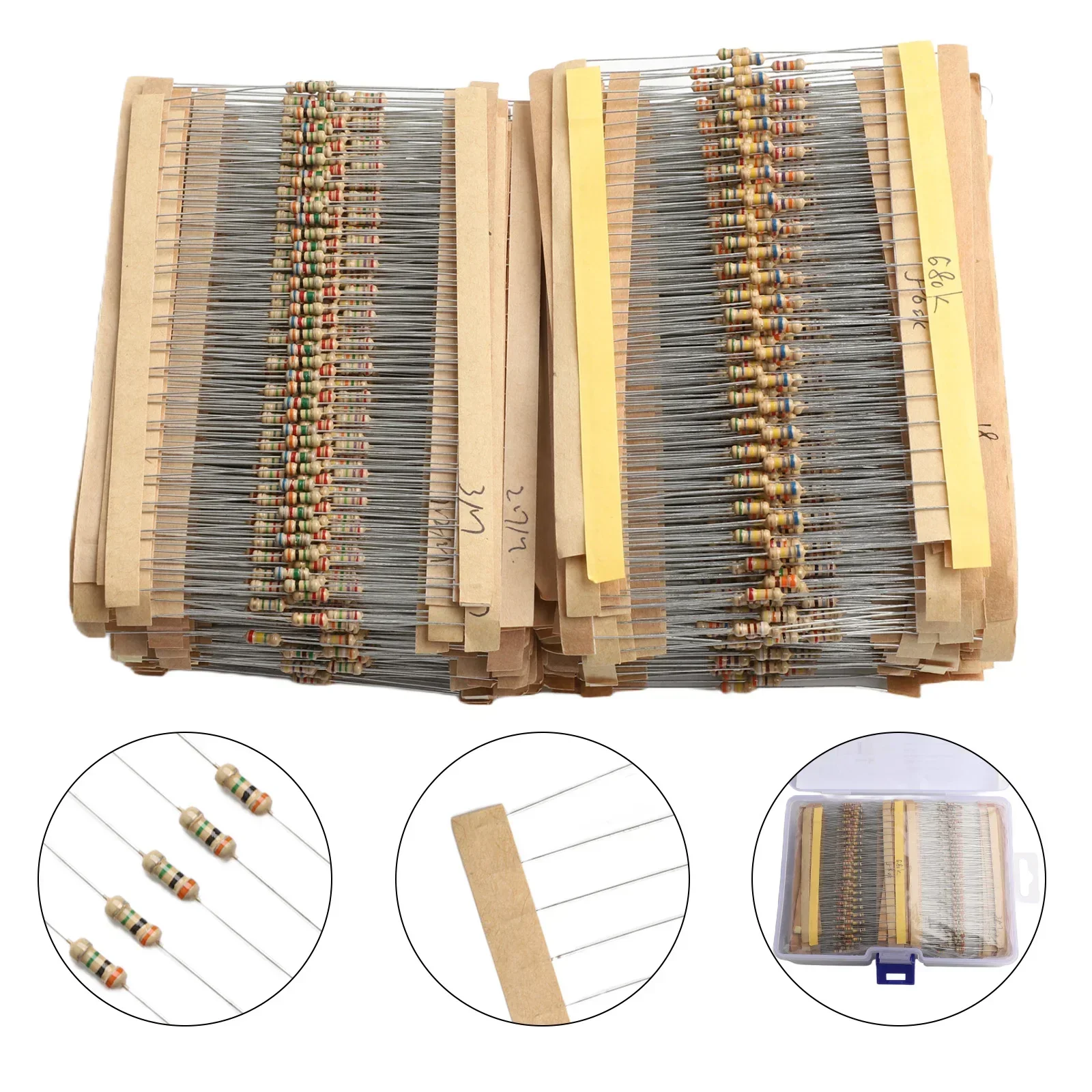 3120pcs 14W 5% For Precision Carbon Film Resistor Set for Electronics Reliable Performance in Various Applications