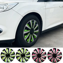 4pcs Hubcaps suitable for cars with 16-inch iron wheels, made of PP plastic can be used to decorate the appearance of car wheels