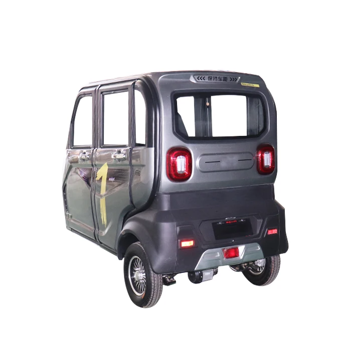 KEYU دراجة ثلاثية العجلات الكهربائية 1000 واط دراجة ثلاثية العجلات الكهربائية المغلقة دراجة ثلاثية العجلات الكهربائية مع مظلة للبالغين #3