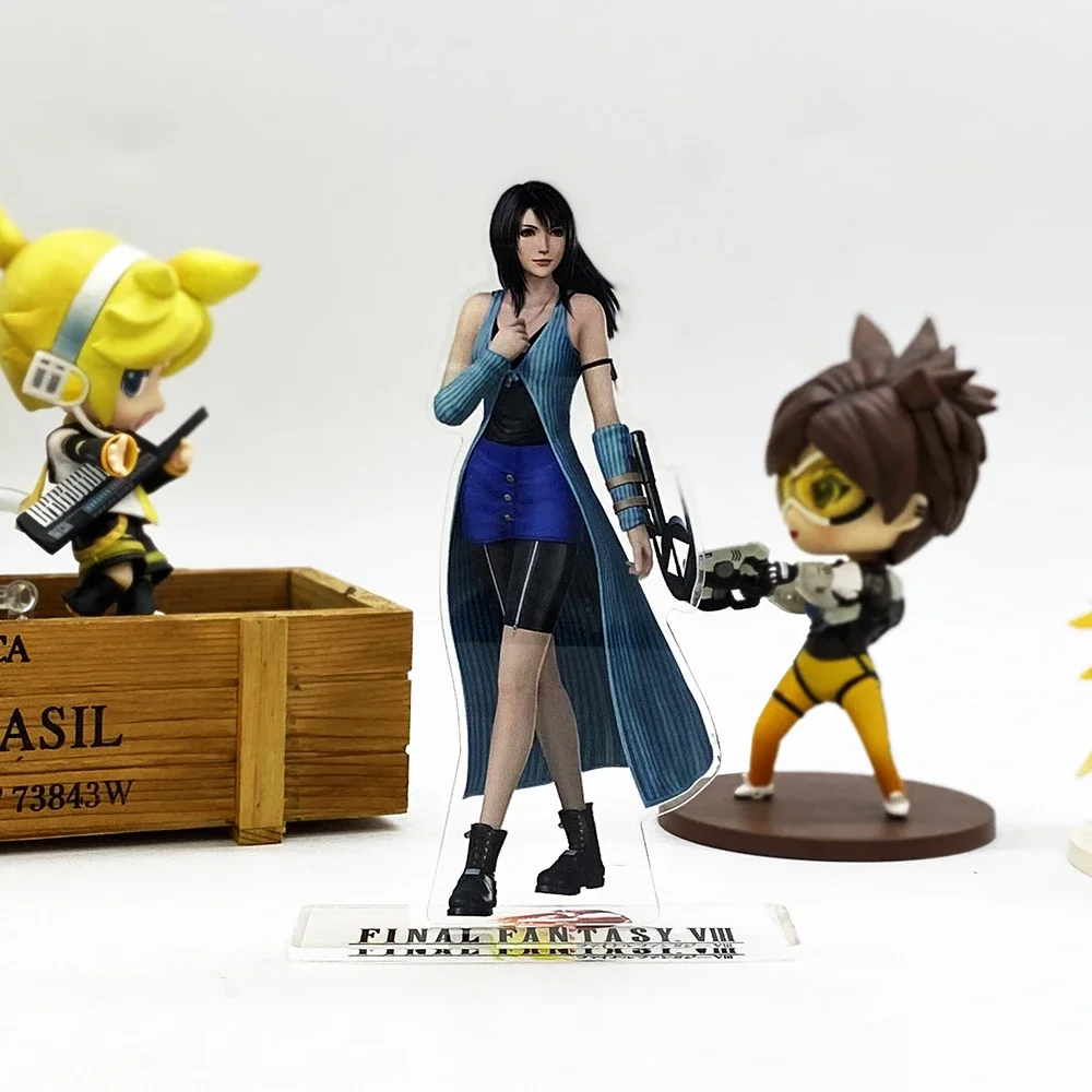 FF8 8 Squall Rinoa  acrylic standee figurines desk decoration cake topper