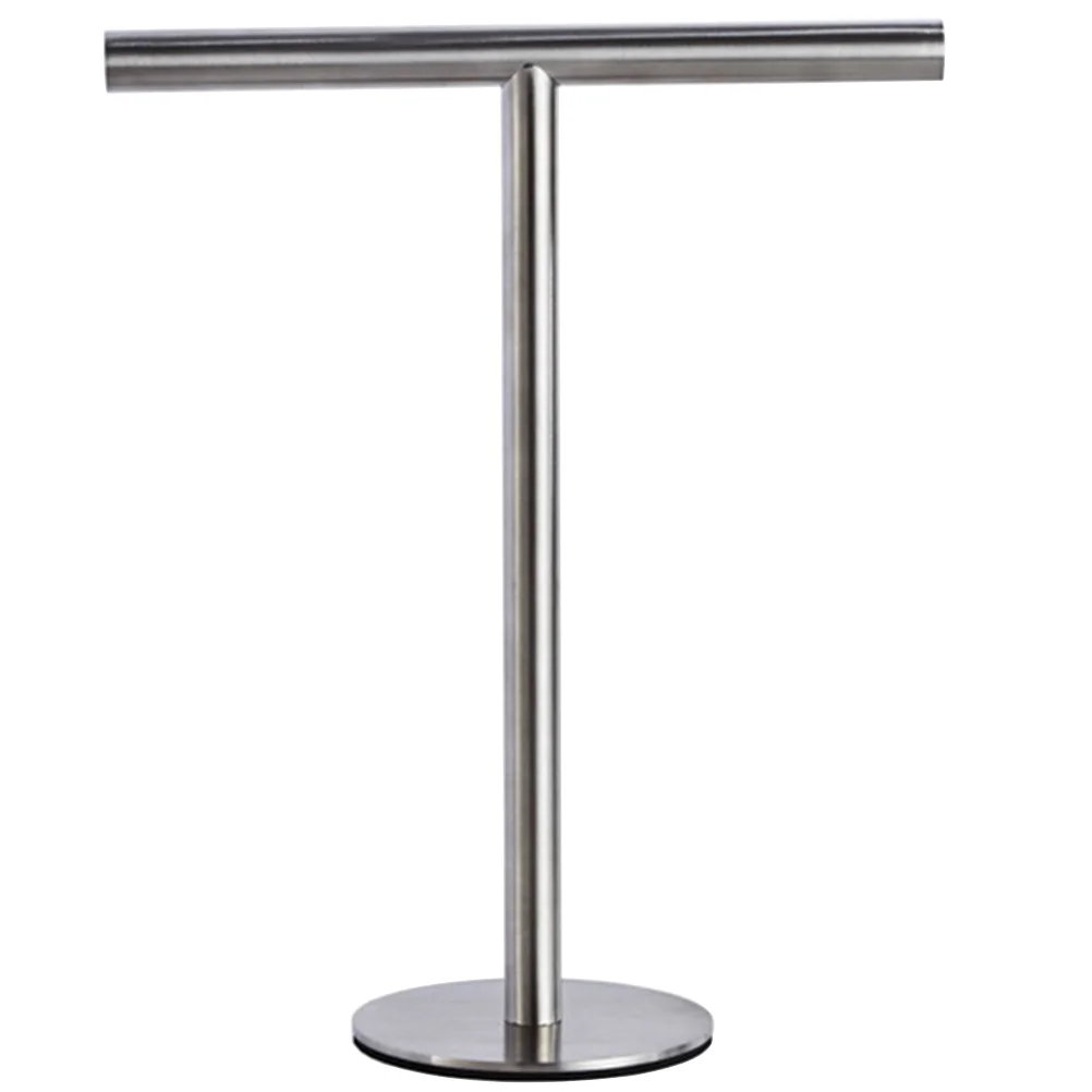 Towel Rack Hand Towel Stand Stainless Steel Stable Base Bathroom Kitchen Countertop Storage Rack Countertop Standing Bar