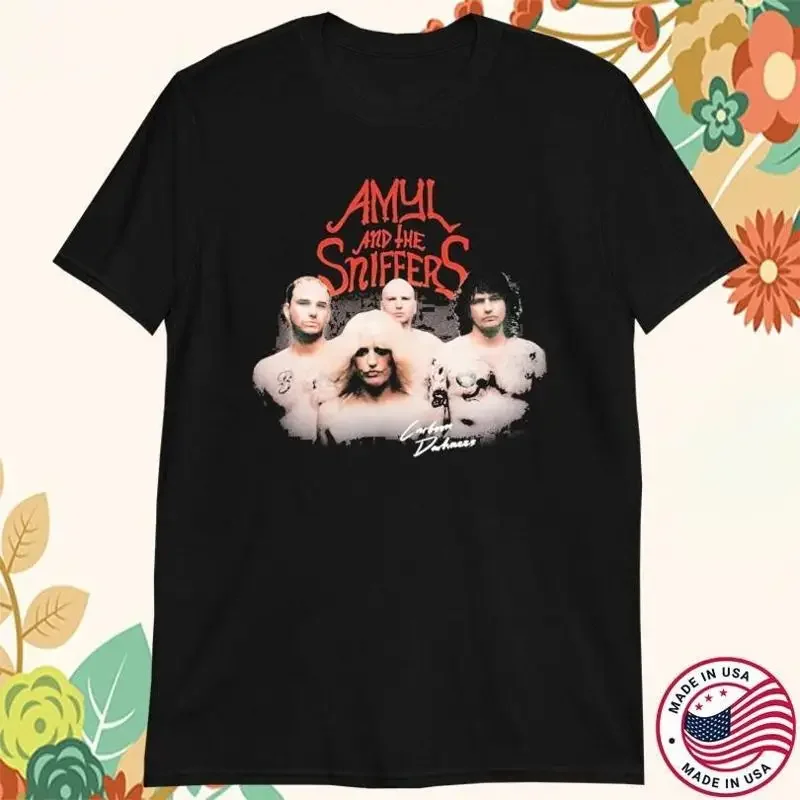 Vintage Amyl and the Sniffers Foto-T-Shirt Größe S bis 5XL ZL095 KOSTENLOSER VERSAND