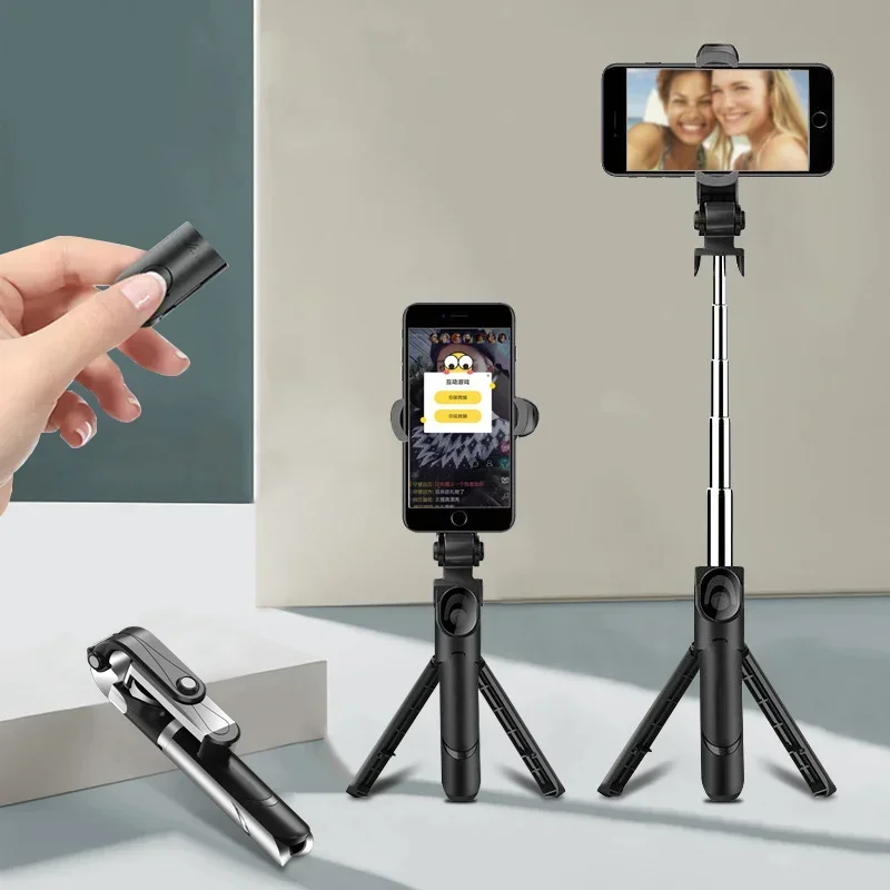 

Portable Wireless Remote Shutter Selfie Stick Tripod