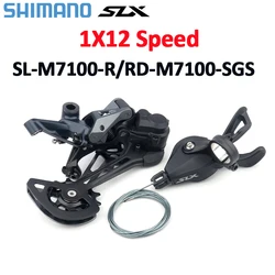 SHIMANO SLX Right Shift Lever 1X12 Speed SL-M7100-R SLX Rear Derailleur RD-M7100-SGS 12V Mountain Bike Transmission  K7 MTB Kit