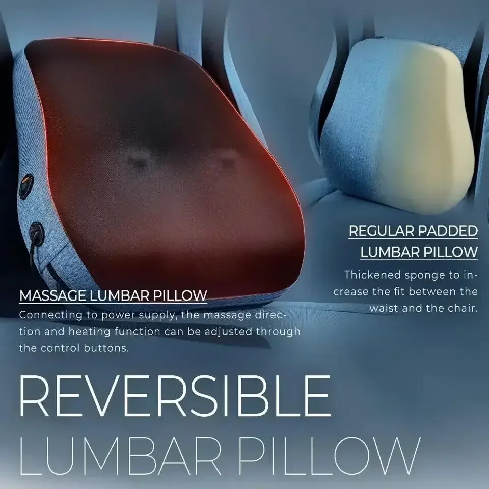 Postmodern  Gaming Chair With Heated Massage Lumbar Support, Recliner High Back PC Chair