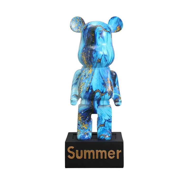 

Violent bear piggy bank large floor ornament water transfer printing living room ornament resin handicraft