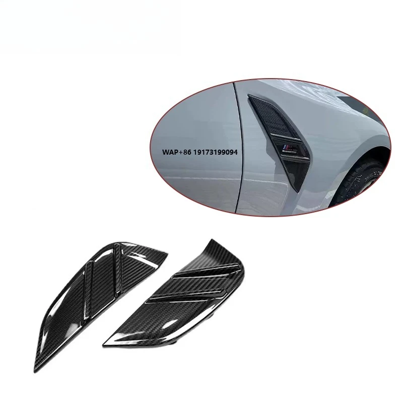 Dry Carbon Fiber MP Style Fender Trim for  G80 M3 G82 M4 2021+ Upgrade Replacement  Auto Parts Fender Side Vents Trim