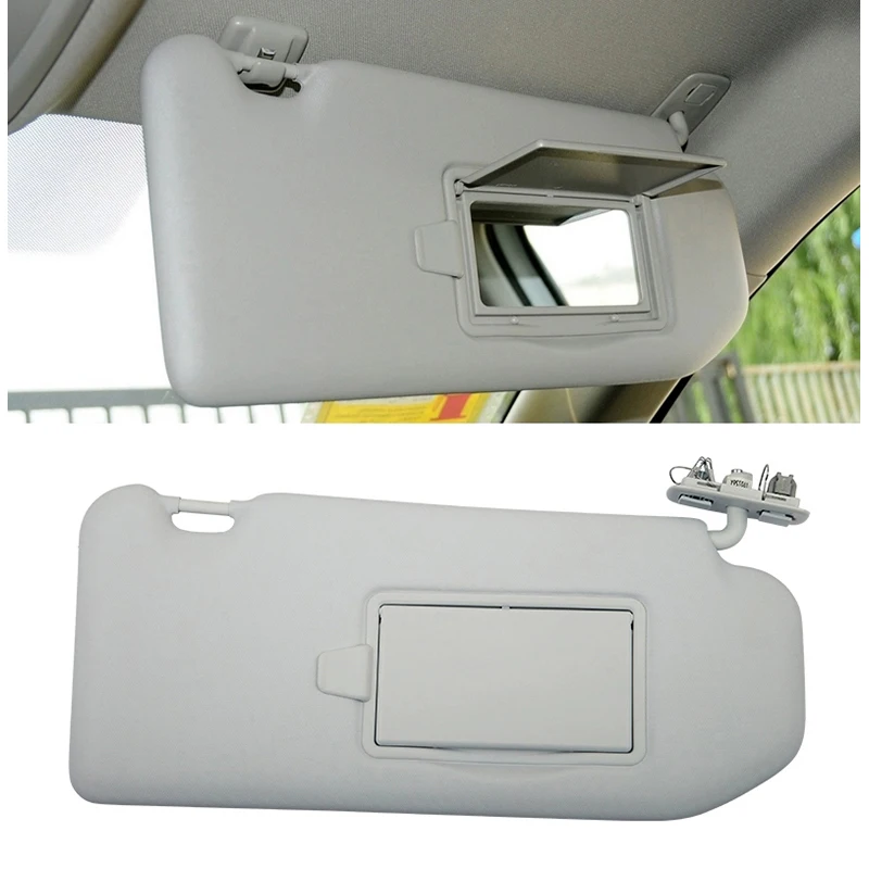 Auto Inner Sunvisor Sun Visor Sun Shade Makeup Mirror With Light or not For Peugeot 308 308S 2016-2023 408 408S 2014-2023