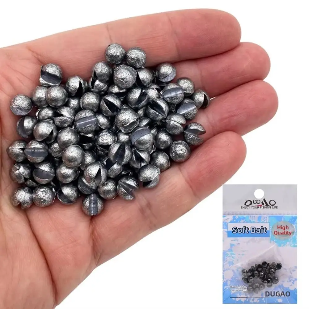 1Bag 0.2g-4.1g Weight Range Split Shot Sinkers Adjustable Design Split Shot Fishing Weights Lead Free 1 Bag Pack