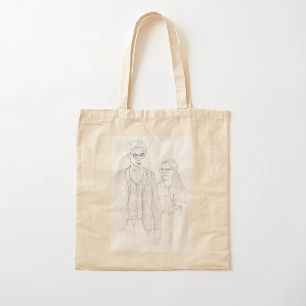 My Brilliant Friend - Nino Sarratore and Elena Greco Tote Bag hand bags Gift bags Women's shopping bag