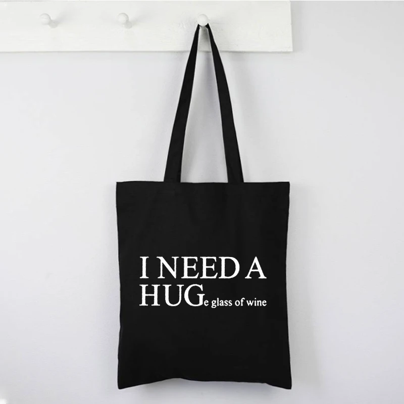 

Letter Printing Harajuku Shopping Bags Canvas Women Vintage Tote Bag Fashion Bag Handbag Girl Shoulder Bags Reusable