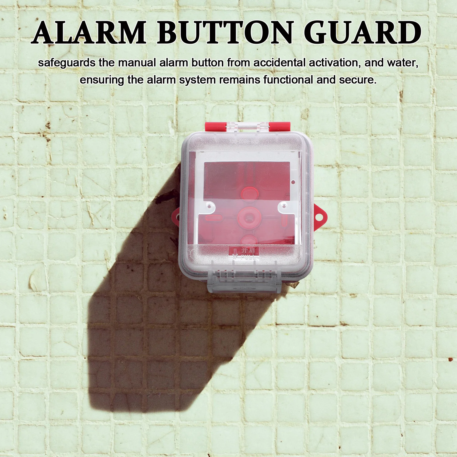 

Waterproof Manual Fire Alarm Button Guard Emergency Stop Protective Call Point Full Coverage Guard Compatible System