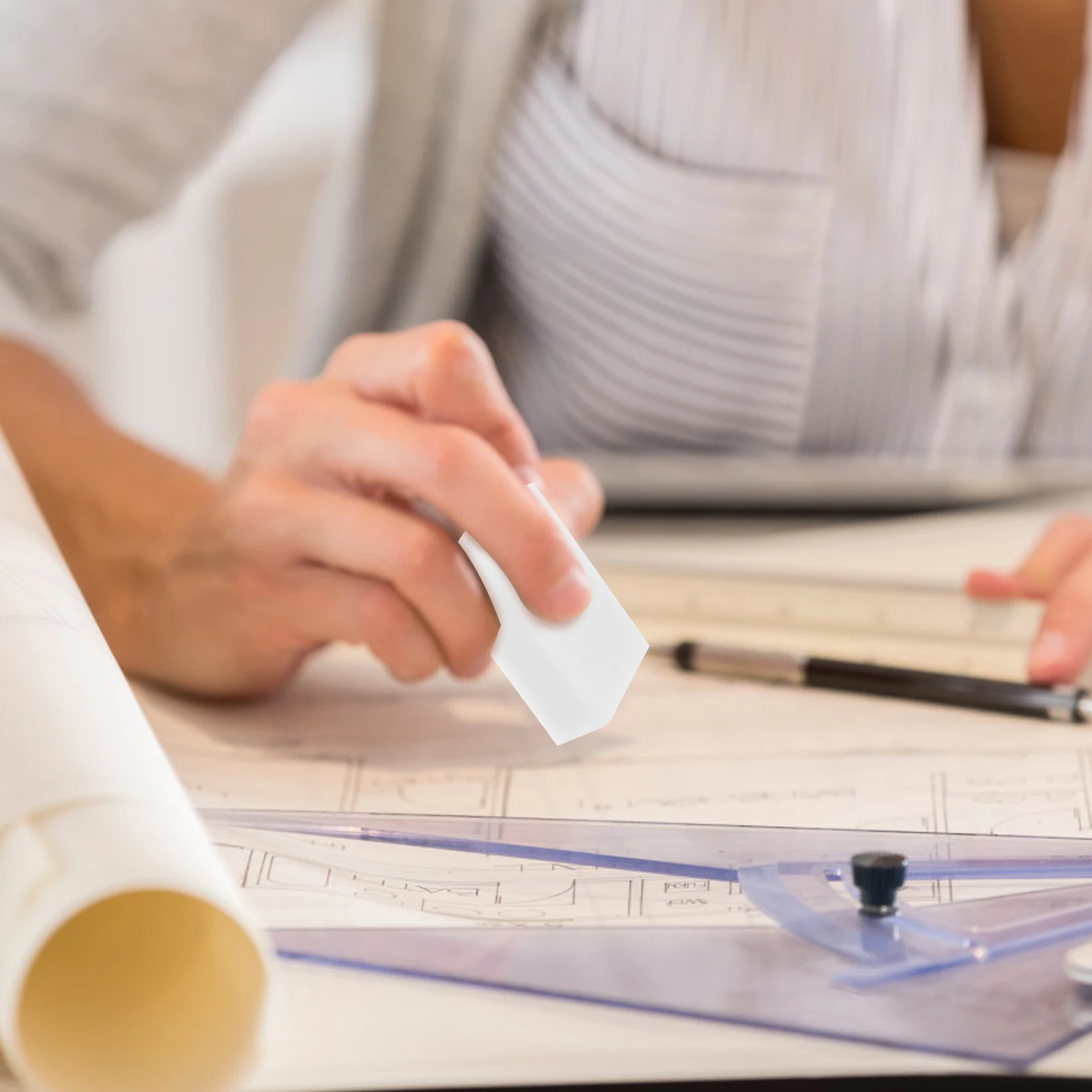 30 個 PVC アート消しゴム描画スケッチアート消しゴム描画用混練学生学校文具小さな正方形最小