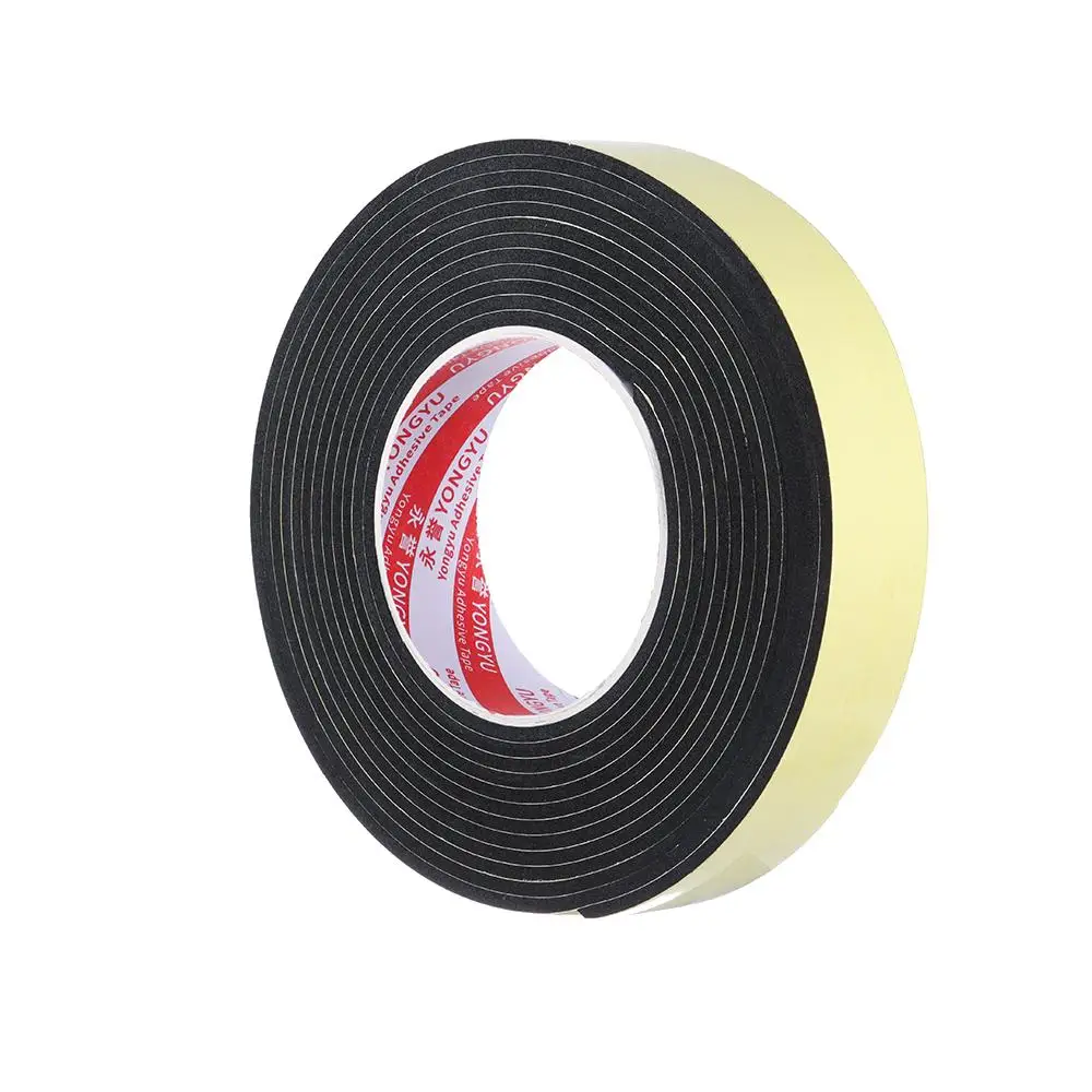 1pcs Kitchen Hardware Weather Stripping Waterproof Window Door Single Sided Adhesive Rubber Strip Tape Foam Sponge Seal Strip