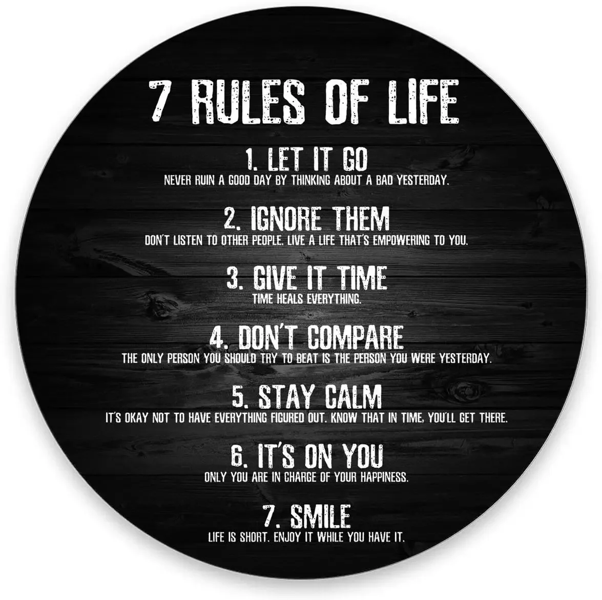 Rectangular gaming mouse Rectangular mouse pad 7 rules of life motivational quotes inspirational computer mouse pads 7 9 x 7 9