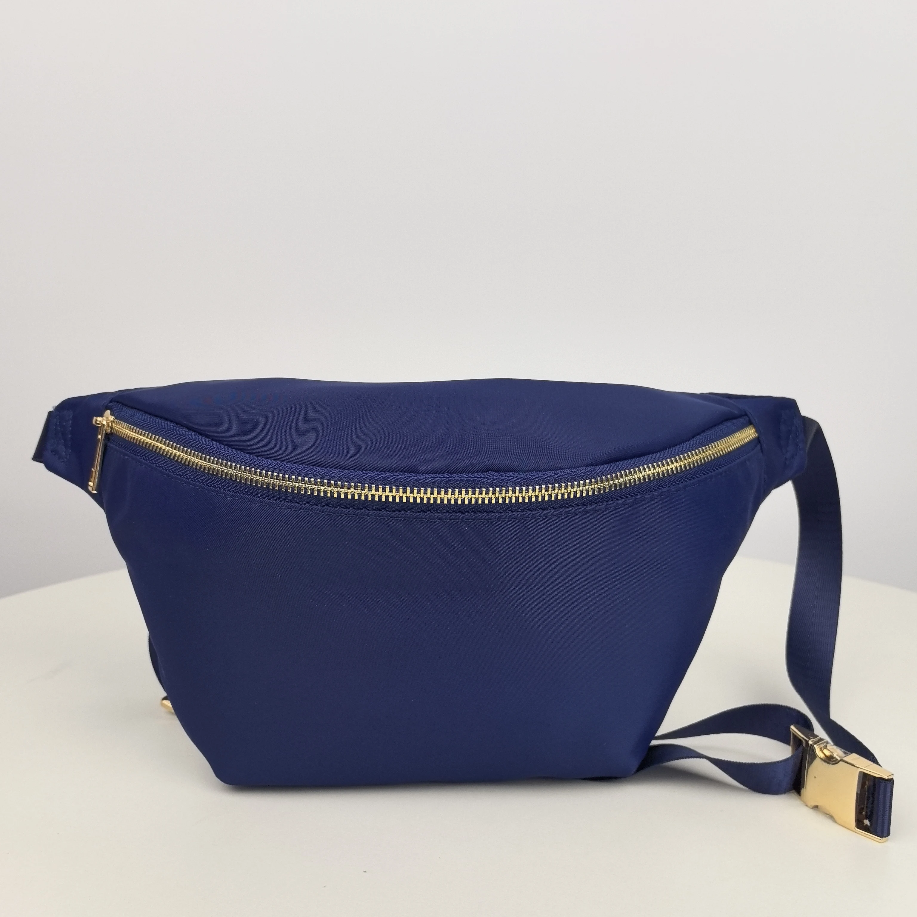 

Нейлоновая водонепроницаемая темно-синяя спортивная поясная сумка, тот же стиль для мужчин и женщин, сумка через плечо, детская поясная сумка