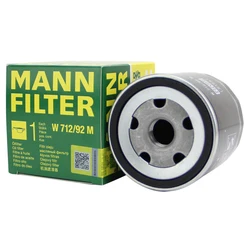 MANN FILTER W712/92M Oil Filter For VW Bora Jetta Golf 7 Passat Tiguan AUDI A3 Q3 SKODA Octavia Superb Yeti 04E115561B