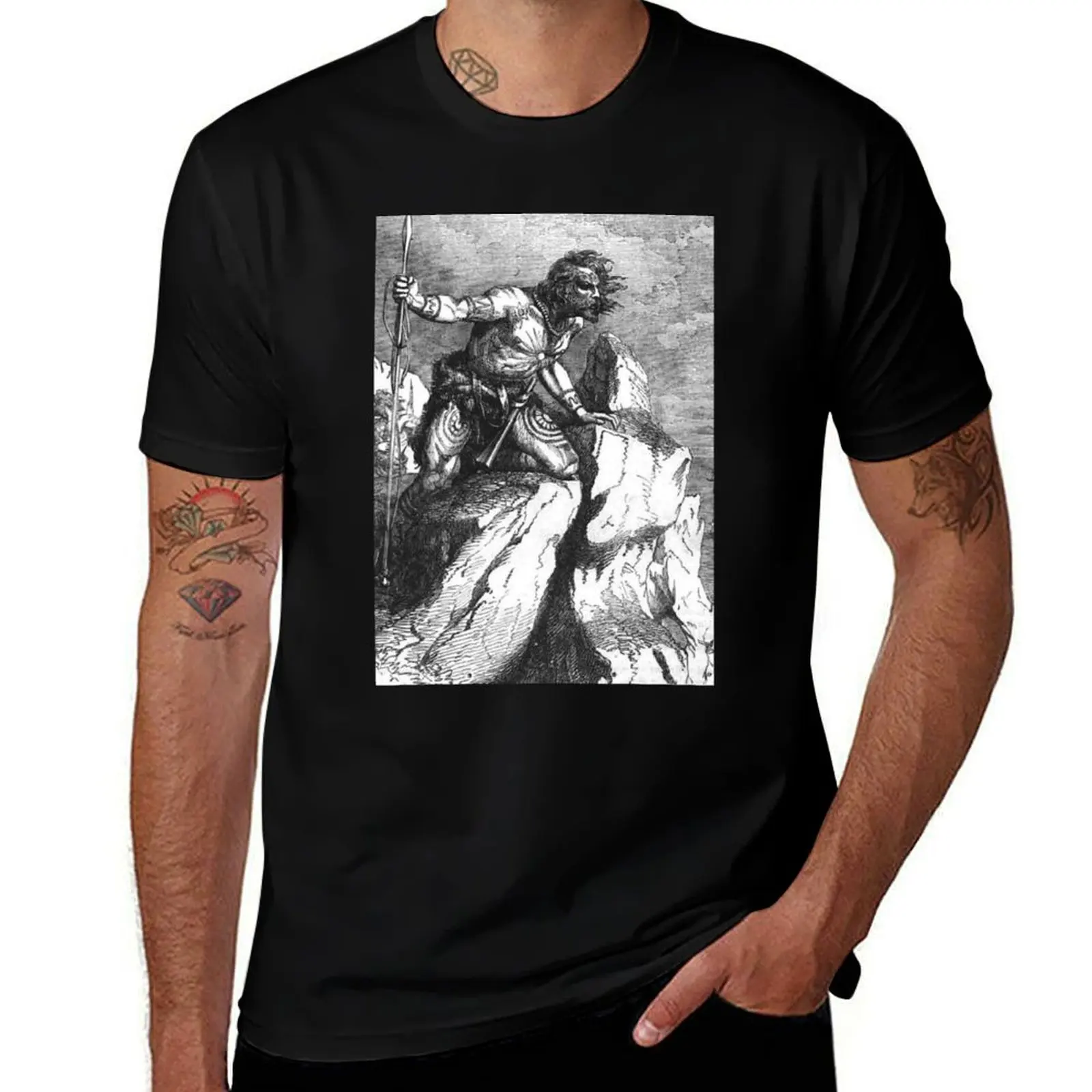 Caledonian-Pict, John Cassell 1857 T-Shirt Casual Loose Short Sleeve Tee for Men T-Shirt
