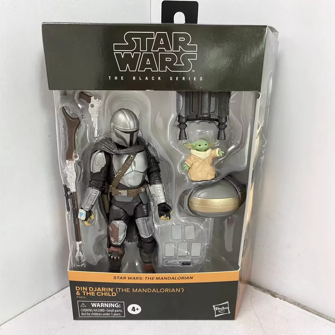 Boxed 20CM 2026 New Anime Star Wars Grogu Baby Yoda Kawaii Q Version Figure PVC Model Toys Doll Ornament Gifts