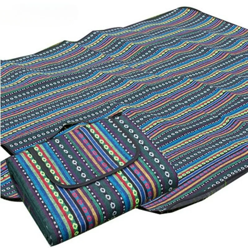 

Picnic Camping Mat Outdoor Waterproof Foldable Lightweight Mattress Camping Tourism Beach Mat Korean Style Printed Hiking Mats