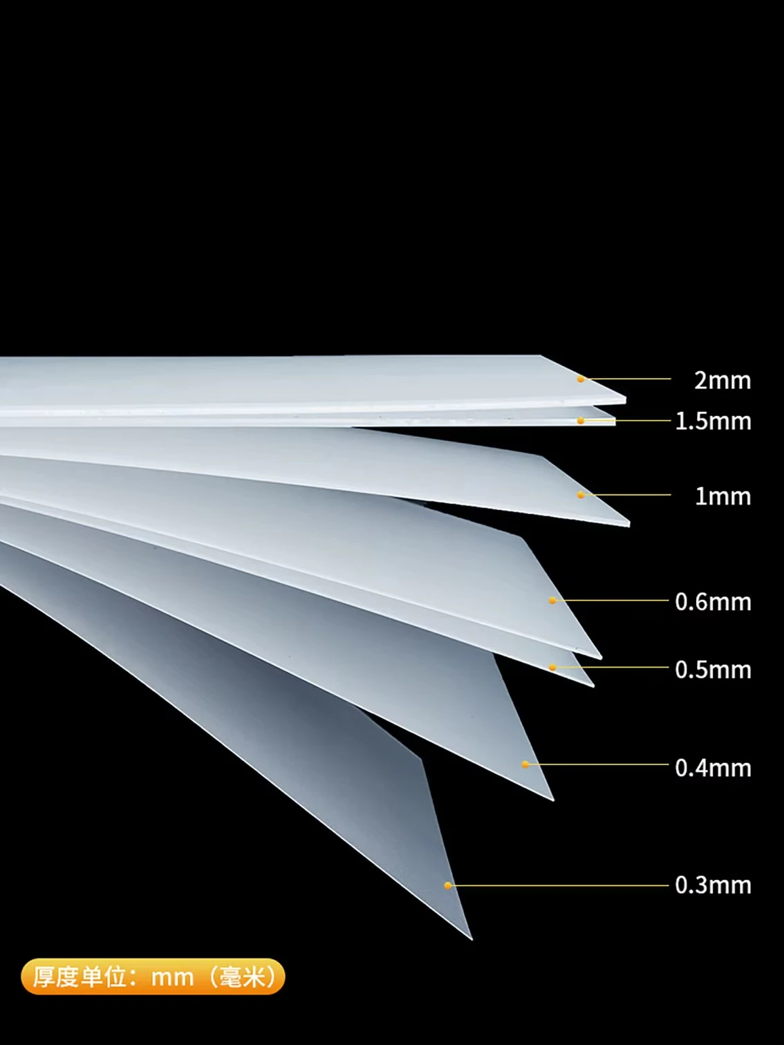 Gruby 0,3 ~ 2 mm matowy przezroczysty PP płyta z tworzywa sztucznego cienki arkusz z tworzywa sztucznego PVC DIY Model materiał akcesoria do obróbki 100x100 ~ 297x420