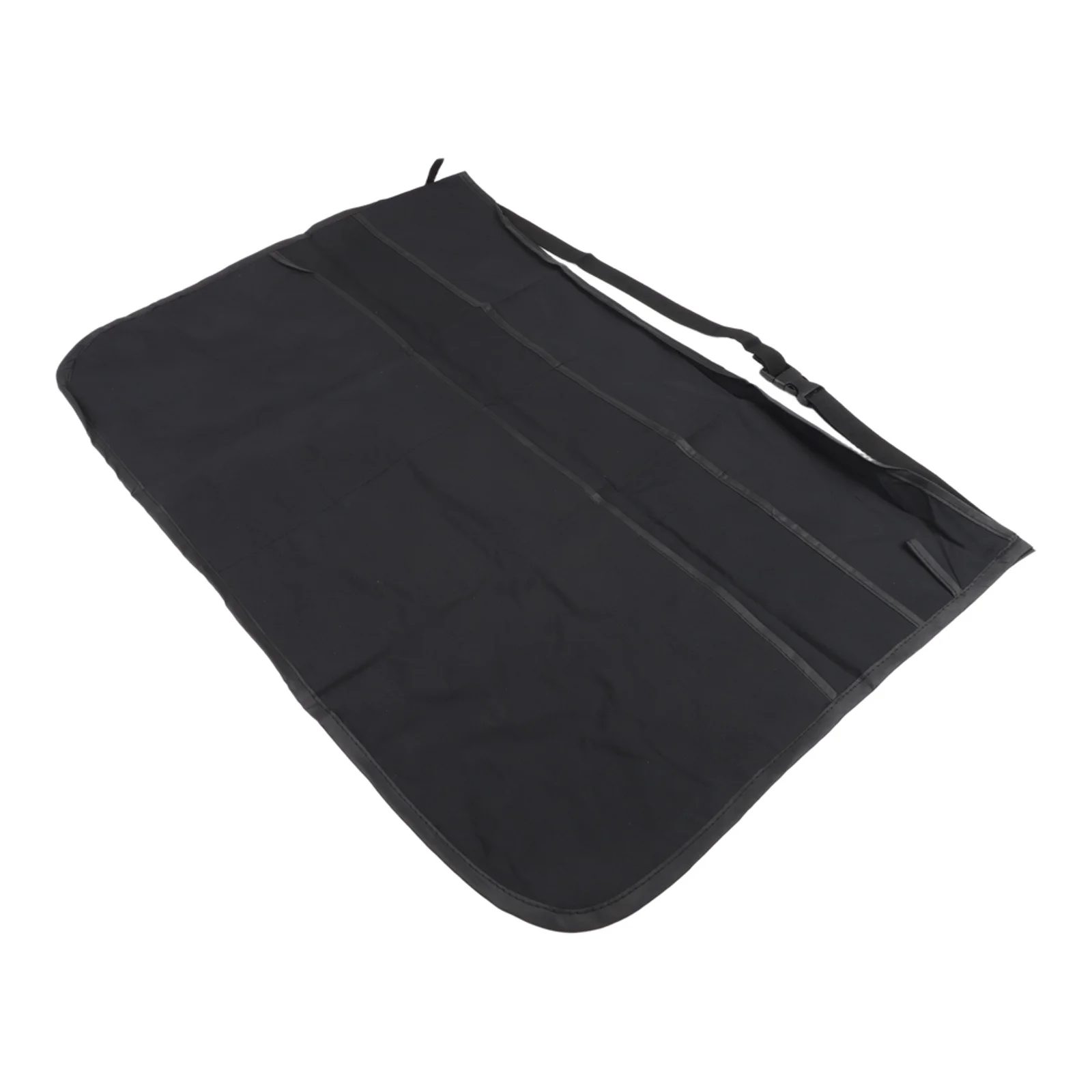 1PCS 56x40cm Hairstylist Waist Apron Adjustable Belt With 5 Divided Pockets Barbers Hairdresser Tools Storage Half Waist Apron