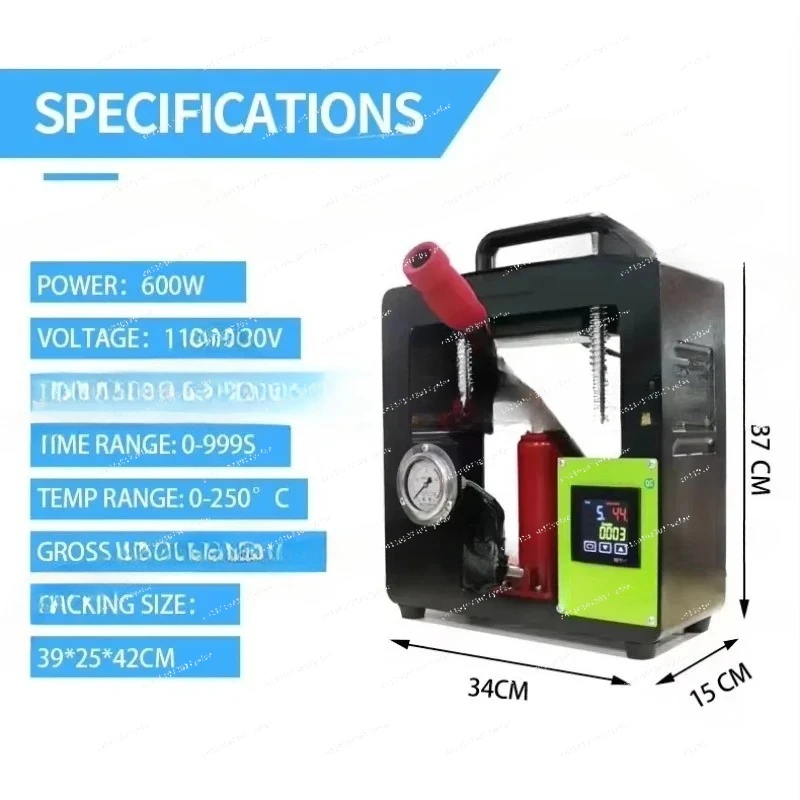 

Double thermal hydraulic 8 tons pressure double-sided heating press