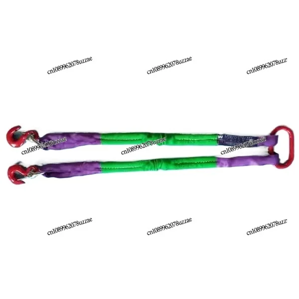 Combination Sling Two Legs 2t * 1m/3T * 1M Double Limbs 2 Forks 4 Legs Lifting Sling/4 Tons 1 Meter