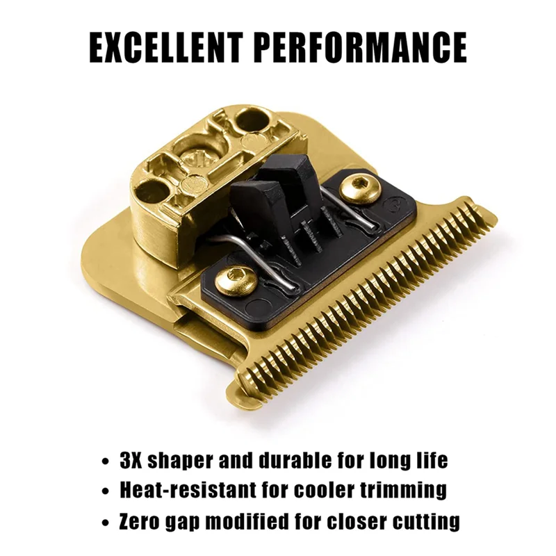 2X Replacement Blades For Babylisspro FX787 & FX726 Trimmers, FX707 Replacement Blades Gold