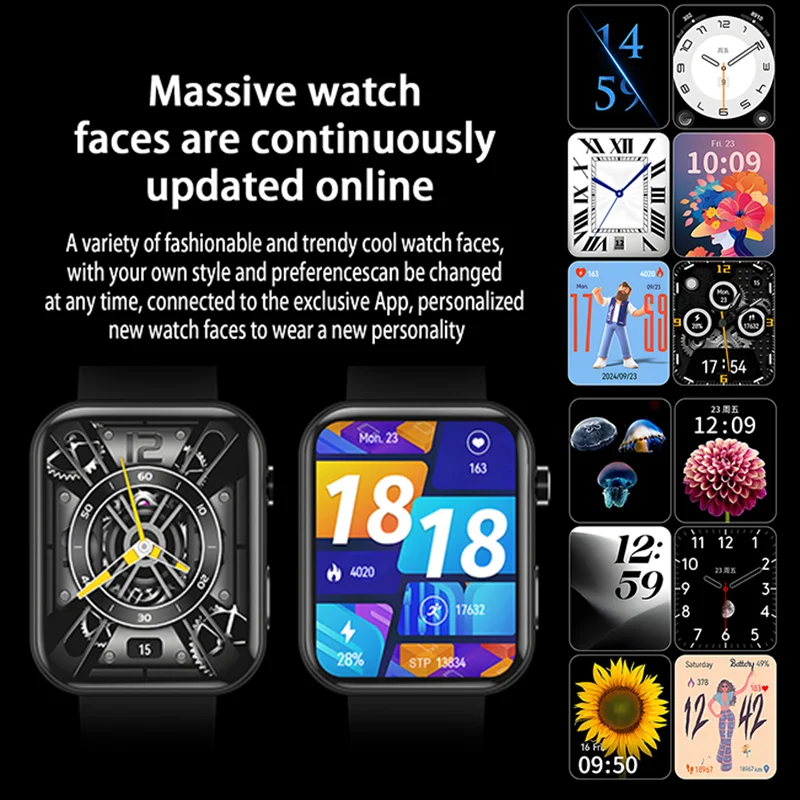 LIGE New 512MB Camera Smartwatch 1.91" HD Make Answer Call Video Sound Recording Sports Music Smart Watch For Android iOS 2025