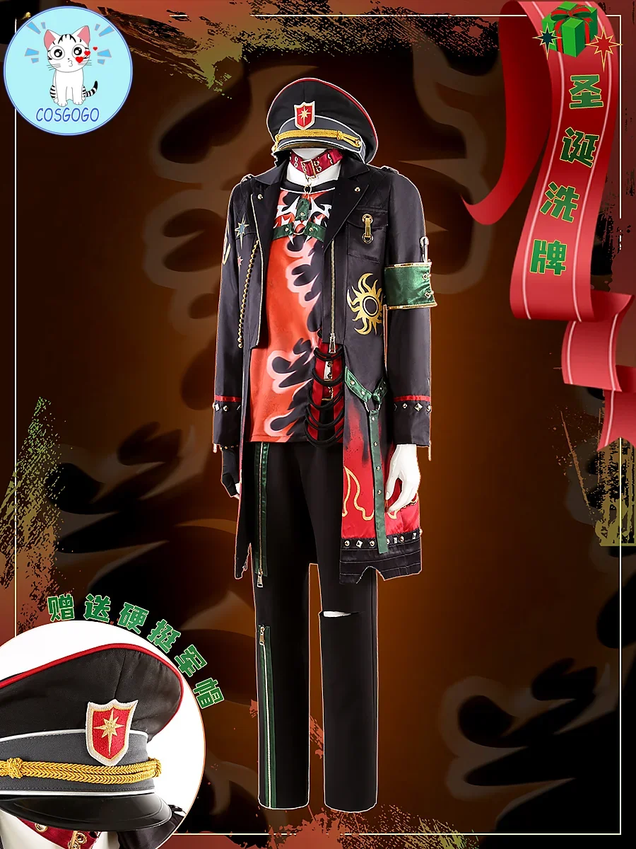 COSGOGO Ensemble Stars Christmas Saegusa Ibara/Amagi Rinne/Mashiro Tomoya/Fushimi Yuzu /Akehoshi Subaru Cosplay Costume