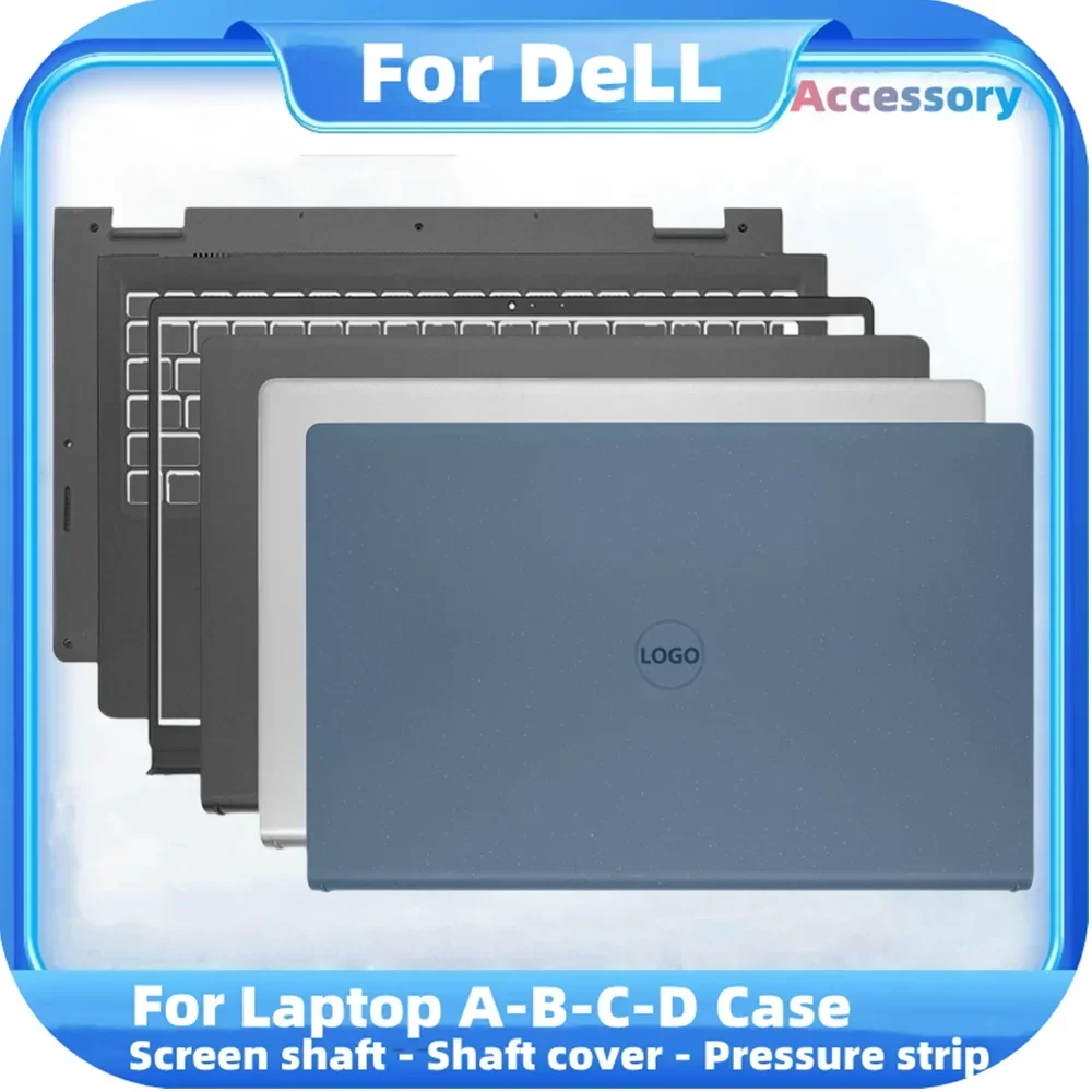 

New LCD Back Cover For Dell Inspiron 15 3510 3511 3515 3520 3521 Front Bezel Hinges Top Case 00WPN8 00DM9D Frame Bezel 09WC73