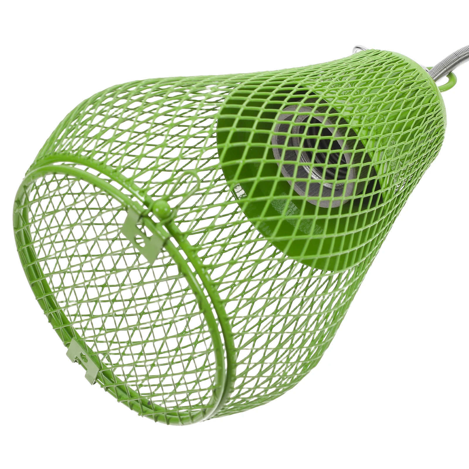 

Reptile Thermal Lampshade Green Long EU Plug Anti Scald Mesh Cover for Parrots Lizards Turtles Heat Lamp Dome Cage Accessories