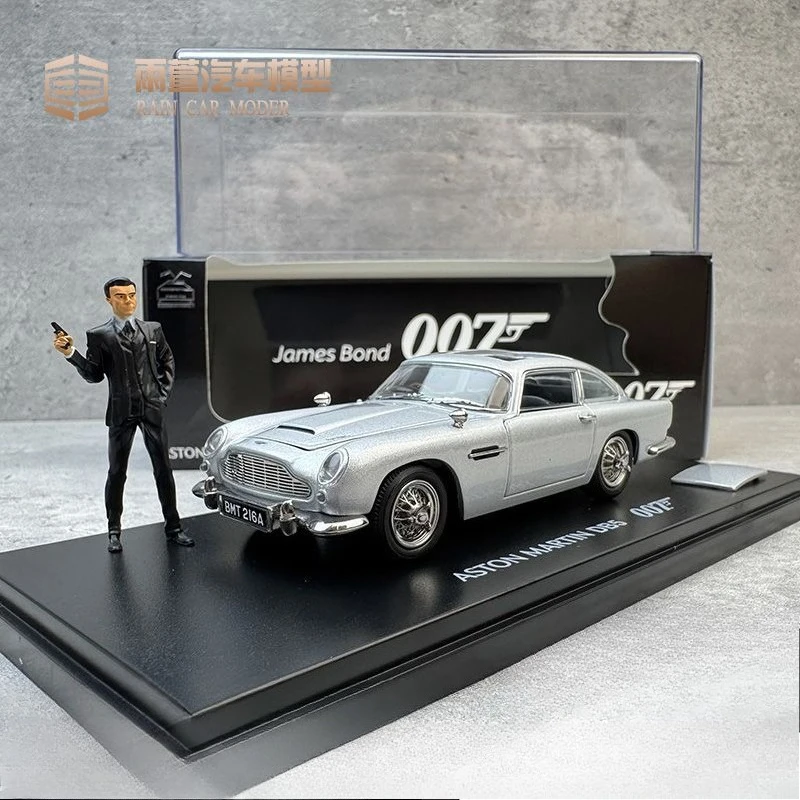 

Diecast 1/43 Scale Aston Martin DB5 007 Alloy Car Model Collectible Toy Gift Souvenir Display Ornament