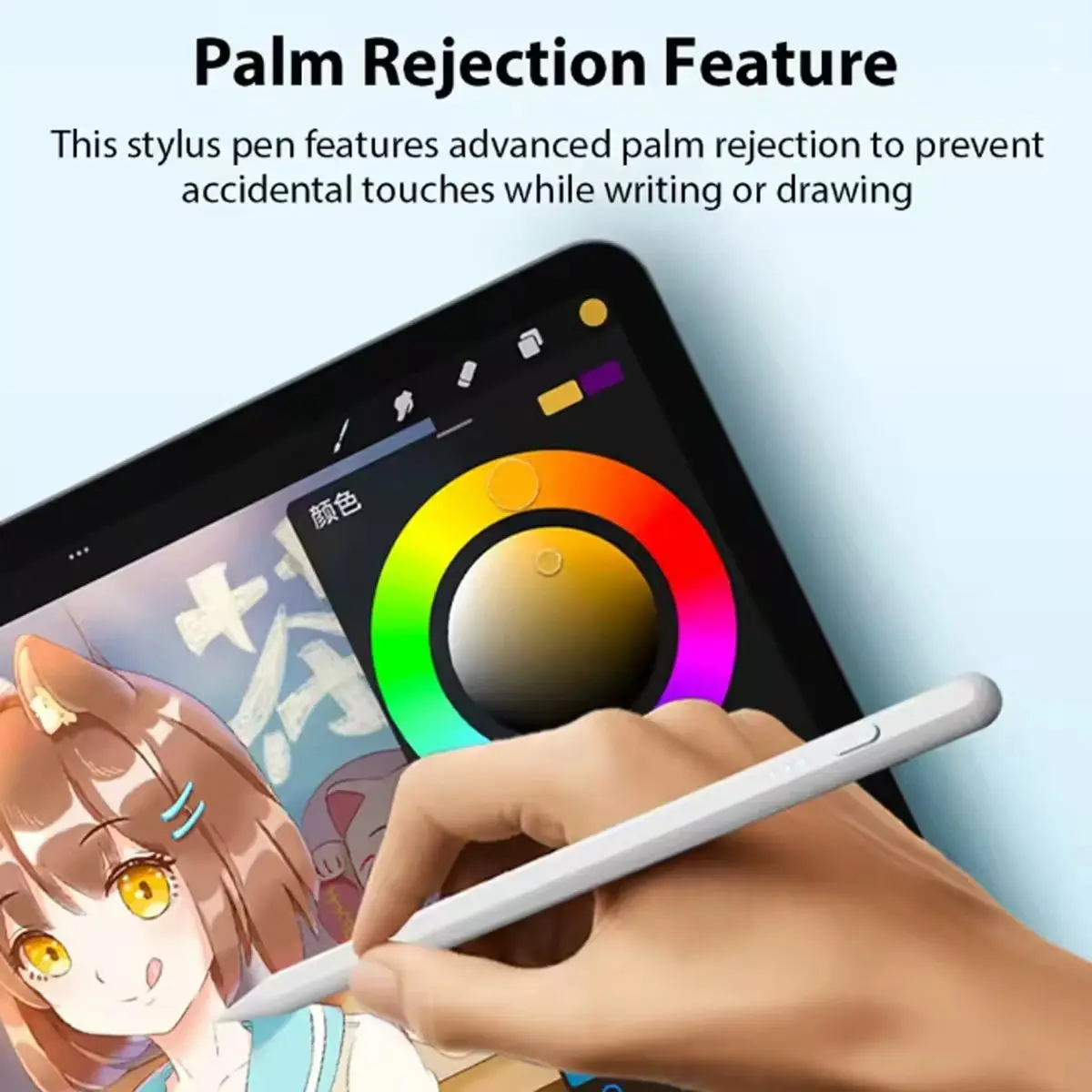 

Стилус для iPad Pencil 10-го поколения, Apple Pencil 3X Fast Charge с функцией Palm Rejection, совместимый с iPad 6–11 лет 2018–2025 гг.