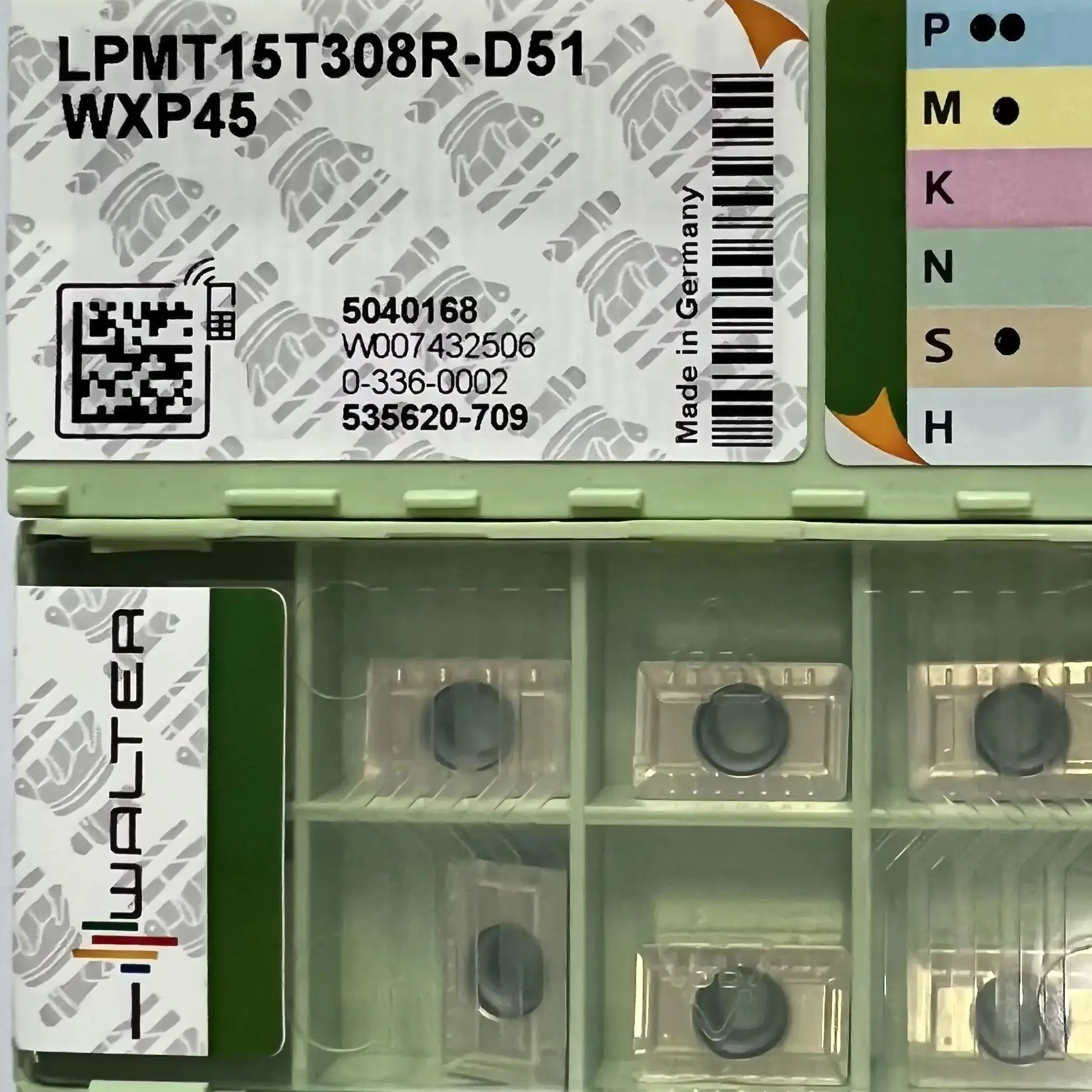 

LPMT15T308R-D51 WXP45 /Alloy blade 10 PCS